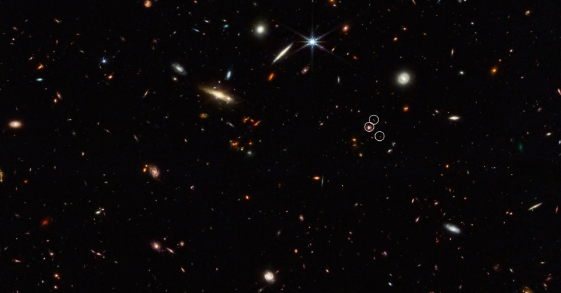 James Webb на заре Вселенной обнаружил зарождение нитеподобных структур на основе тёмной материи длиной 3 млн световых лет