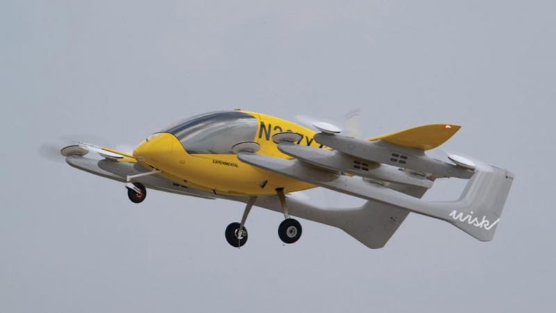 Boeing впервые публично показал полёт электрического воздушного такси Wisk Aero Cora