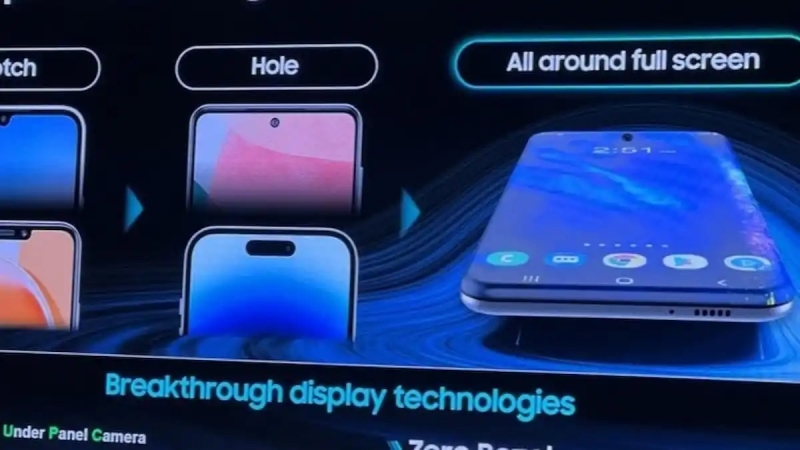 Samsung представила первый полностью безрамочный OLED-дисплей для смартфонов