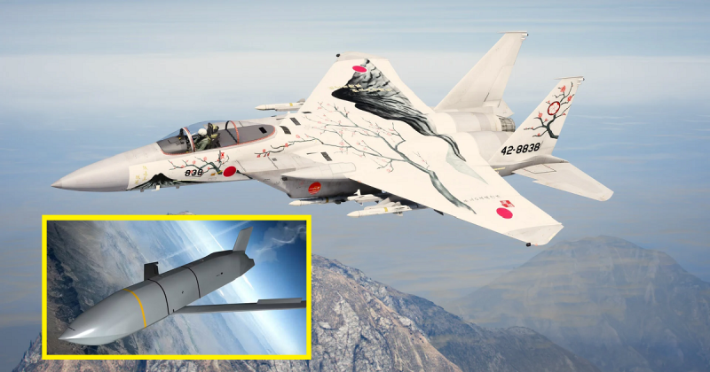 США вооружат японские модернизированные истребители F-15J Eagle ракетами AGM-158B/B-2 JASSM-ER с дальностью пуска почти 1000 км