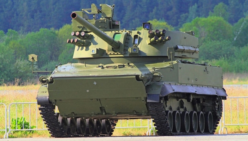 Россияне впервые показали применение в Украине очень редкой самоходной артиллерийско-миномётной установки 2С31 «Вена»