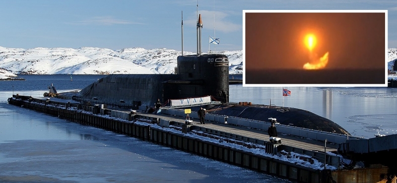 Российская атомная субмарина К-114 «Тула» совершила пуск баллистической ракеты третьего поколения SS-N-23 Skiff с максимальной дальностью более 11 000 км
