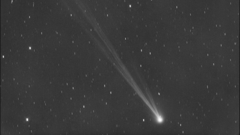 Вспышка на Солнце оставила комету C/2023 P1 без хвоста, но он со временем восстановился