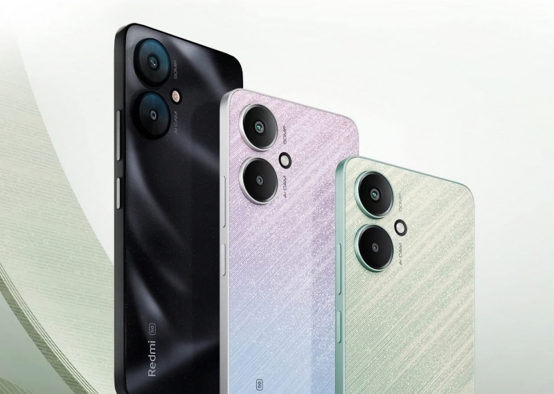 Двойная камера, три цвета и стекло Gorilla Glass: Xiaomi опубликовала новые тизеры Redmi 13C 5G