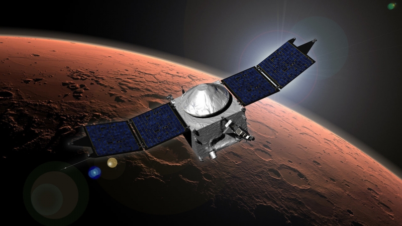 Отсутствие солнечного ветра взорвало атмосферу Марса и в трое расширило индуцированное магнитное поле Красной планеты