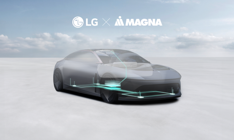 LG совместно с поставщиком автомобильных компонентов Magna представили модуль управления автомобилями будущего 
