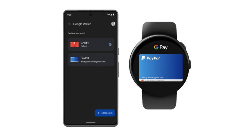 Смарт-часы на Wear OS с обновлением Google Wallet получили поддержку PayPal