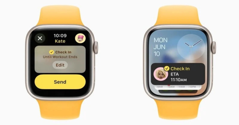 Новая функция "Check In" в watchOS 11: поделитесь своей тренировкой с близкими