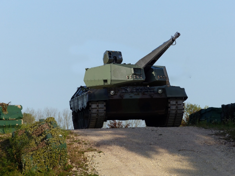 Rheinmetall хочет установить зенитный модуль Skyranger 35 на шасси танка Leopard 1