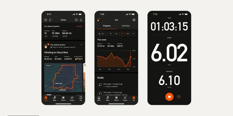 Strava запускает темный режим для своих приложений на Android и iOS